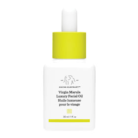 Drunk Elephant front bottle view showing product and clean packaging benefit