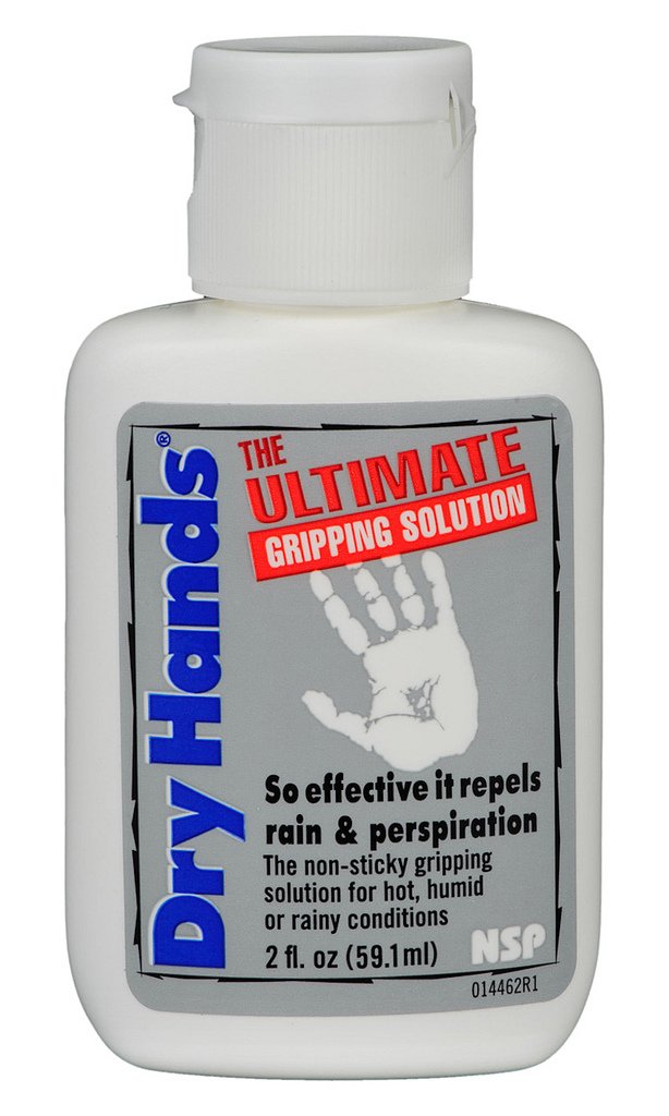 dry hand front tube showing compact 2-ounce size and easy-grip cap
