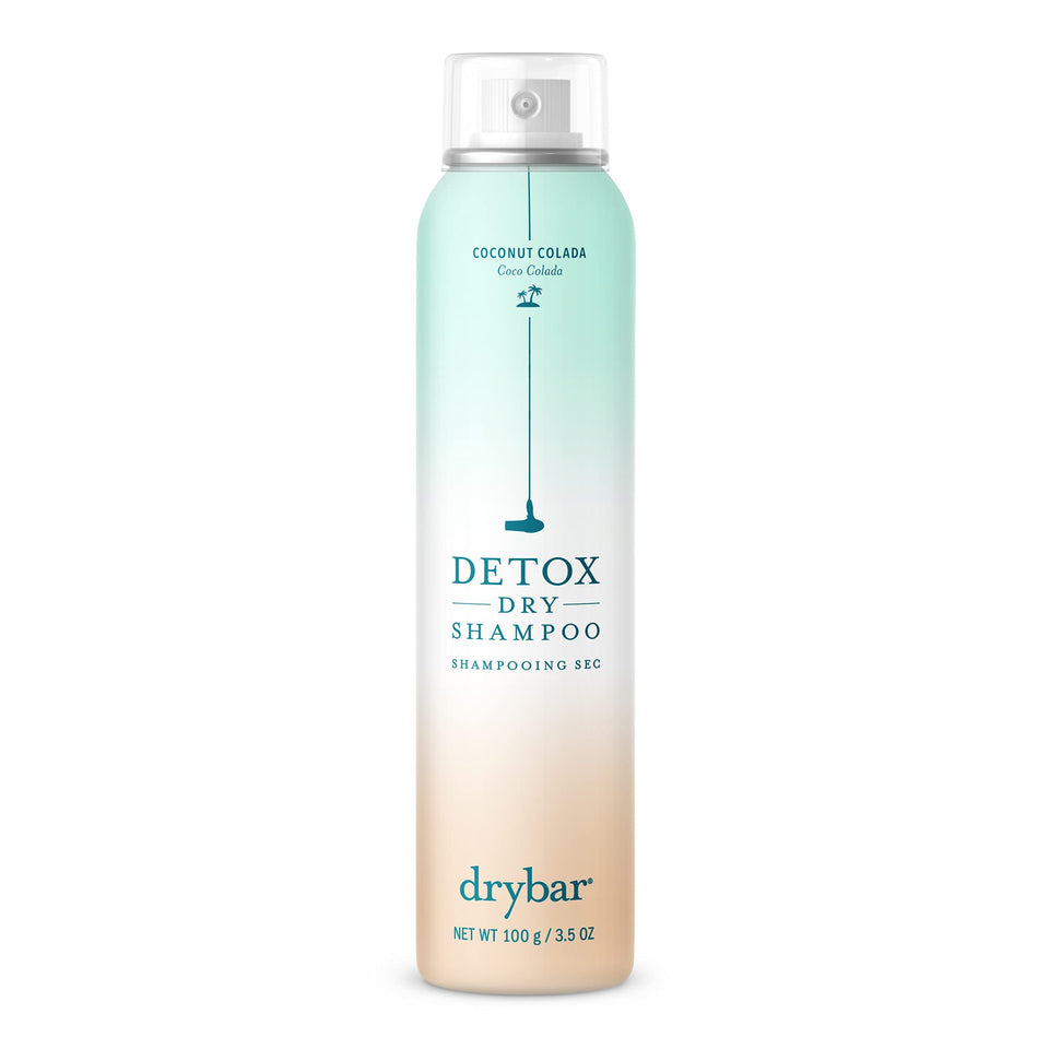 Drybar Detox front packaging showing clean, volumizing benefits