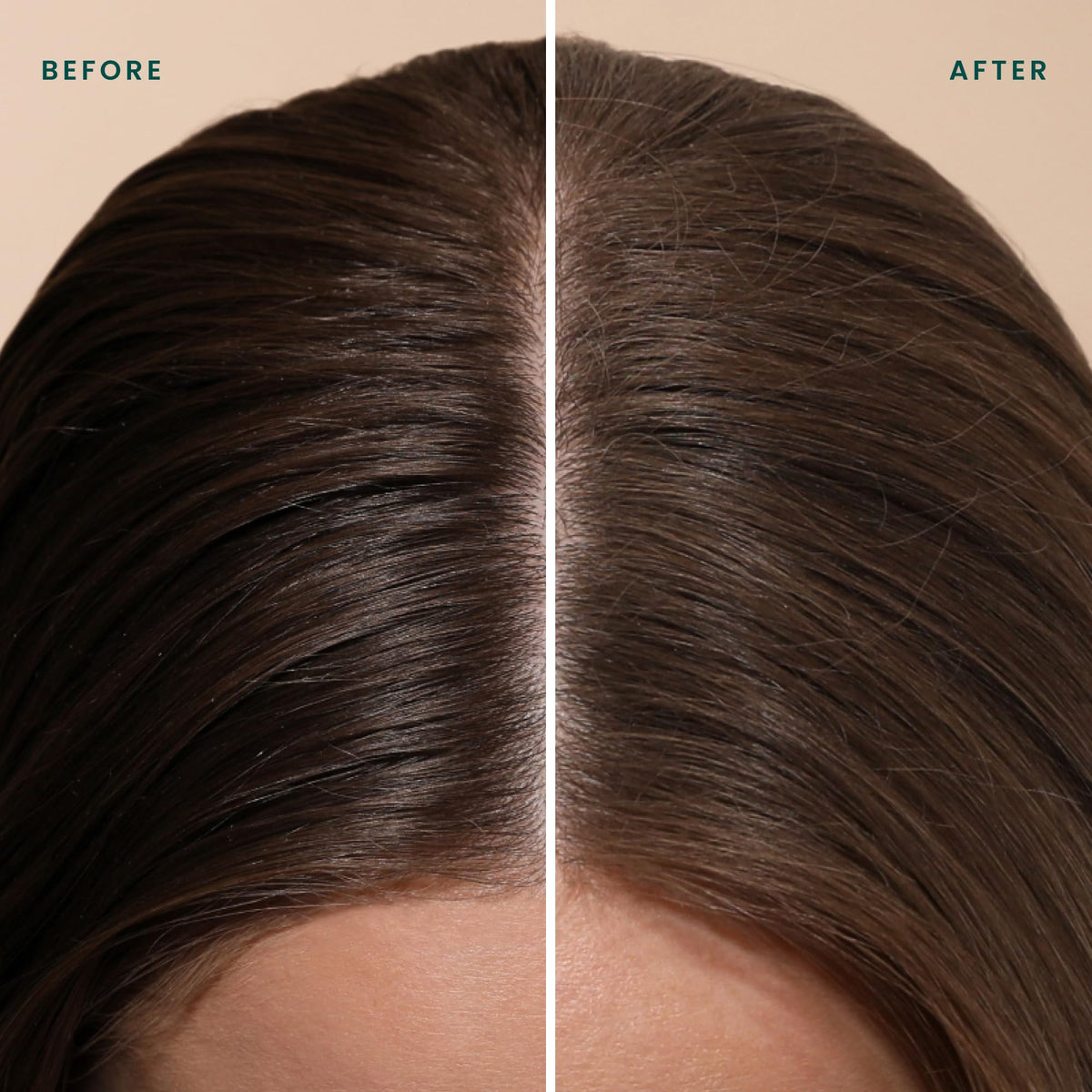 Drybar product label close-up highlighting clean formula and safety