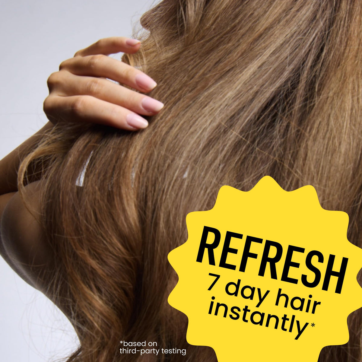 Drybar spray nozzle close-up illustrating easy, even application