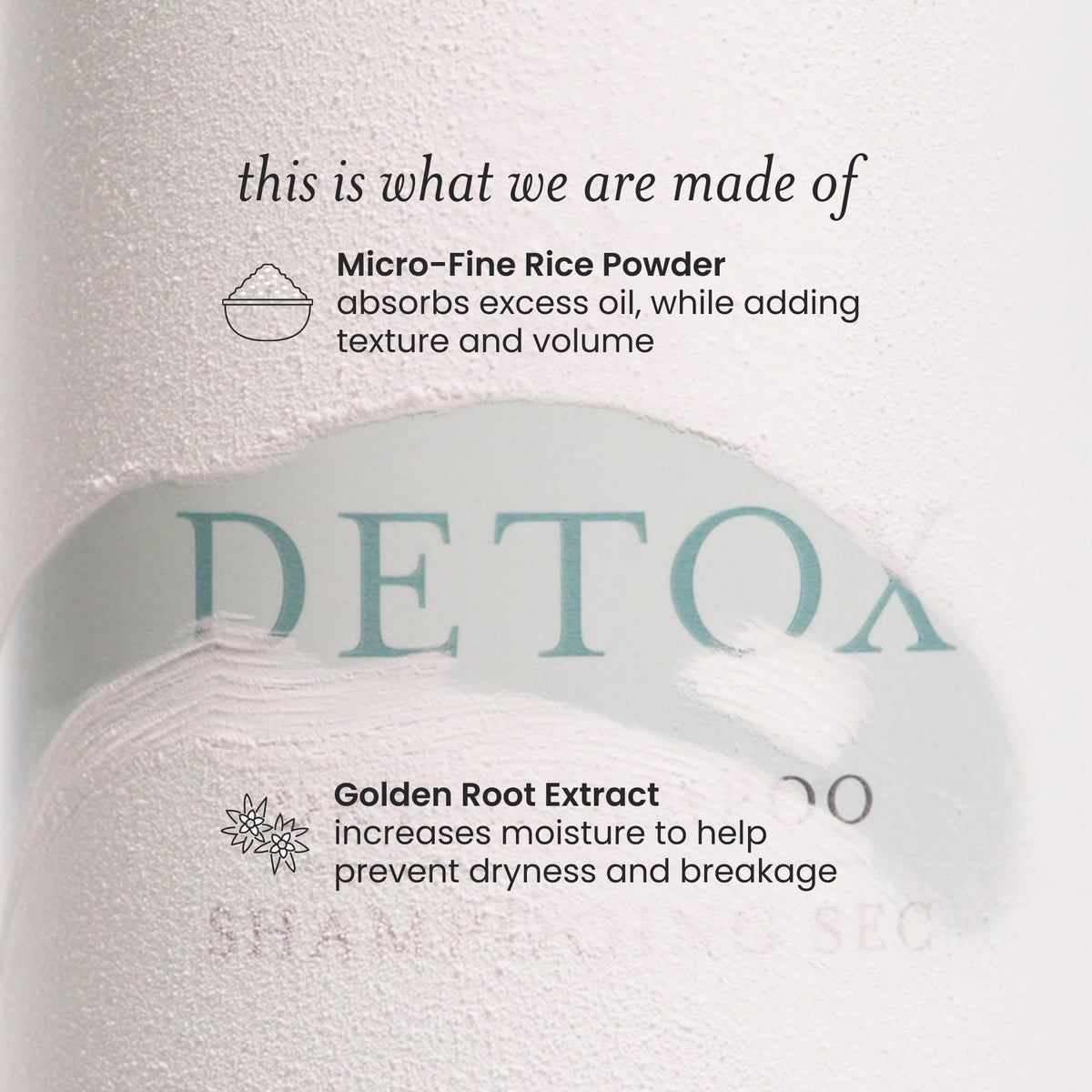 Hair texture after Drybar Detox application showing lifted roots and lightweight feel