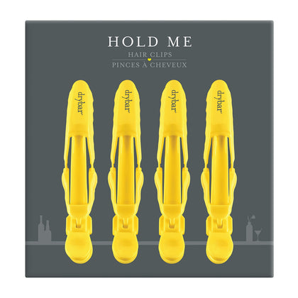 drybar Hold Me hair clips front view showing sleek profile and secure grip benefit