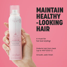 drybar marula oil and bottle representing smoothing ingredient benefit