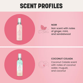 Drybar label and ingredient list highlighting vitamin C and biotin benefits