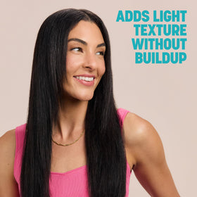 Drybar ingredient label highlighting potato starch and botanical extracts
