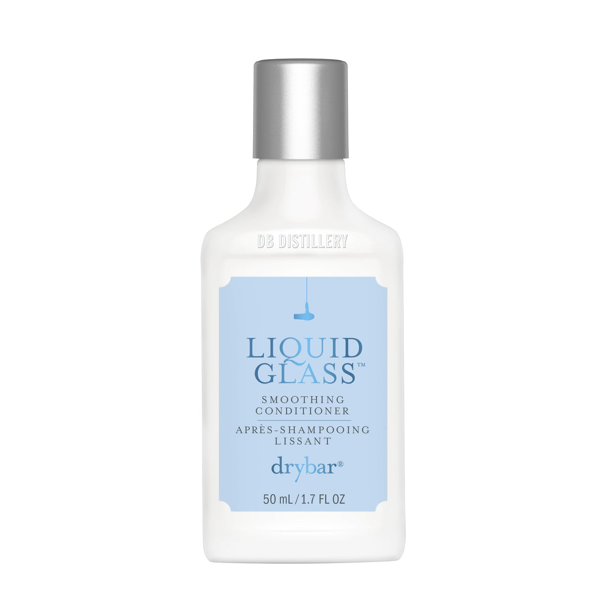 drybar front bottle travel size showing sleek packaging and portable benefit