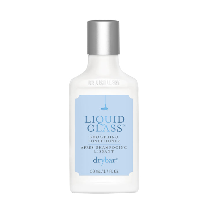 drybar front bottle travel size showing sleek packaging and portable benefit