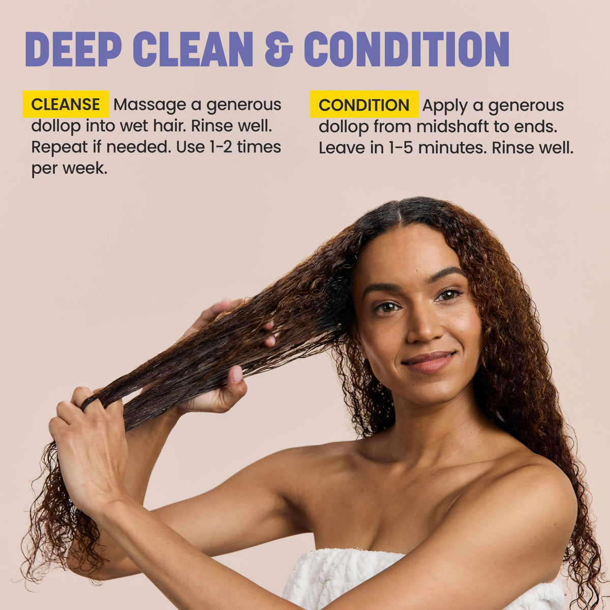 Drybar on the Rocks shampoo in shower being applied to scalp for refreshed feeling