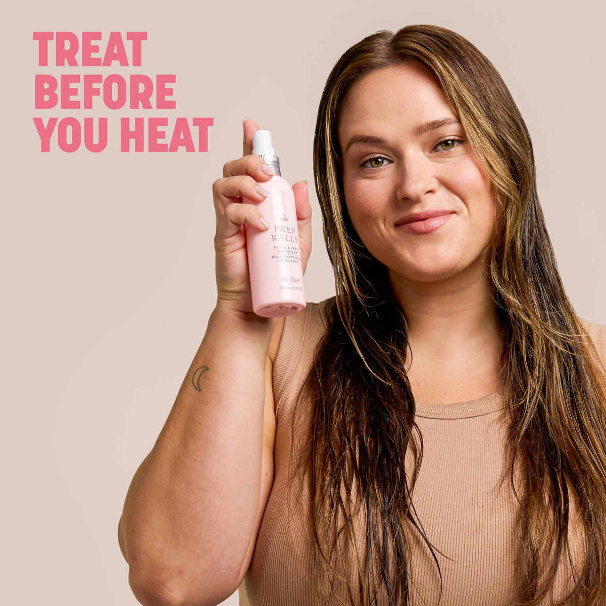 Drybar sea berry oil ingredient visual conveying moisture retention