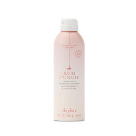 Drybar front packaging showing product and benefit of long-lasting hold