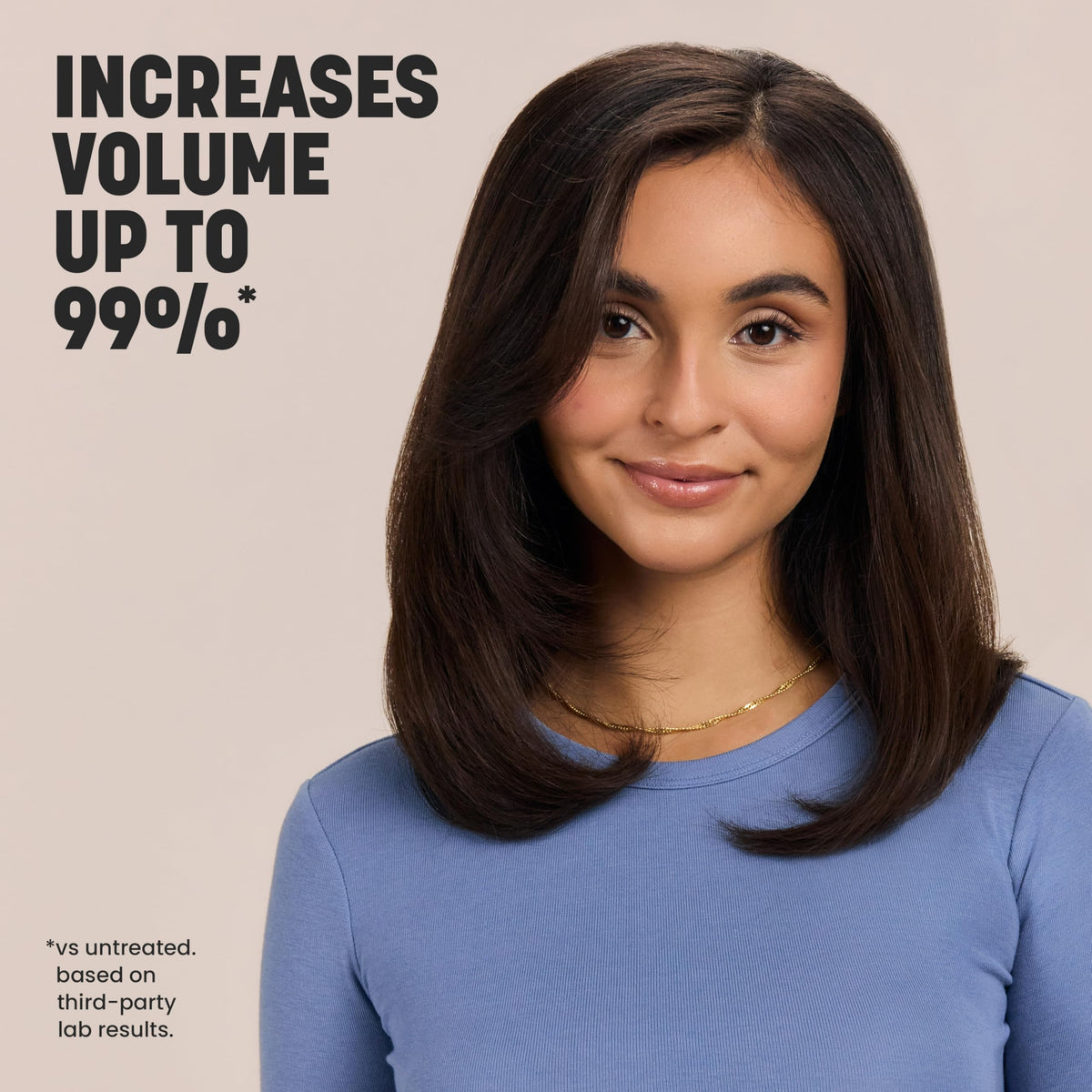 Drybar Southern Belle applied at roots during styling to create visible lift