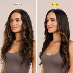 Drybar Southern Belle label close-up showing ingredient highlights
