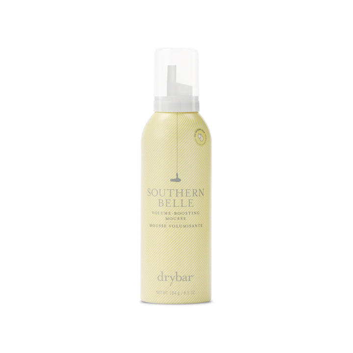 Drybar Southern Belle front packaging showing can design and size