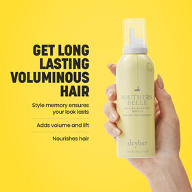 drybar golden root extract ingredient close-up highlighting moisture benefit