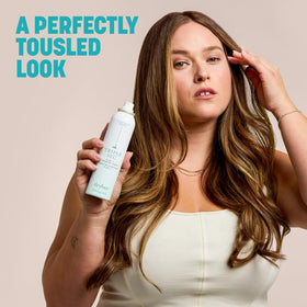 Drybar Triple Sec label close-up displaying ingredients and clean-formula benefits