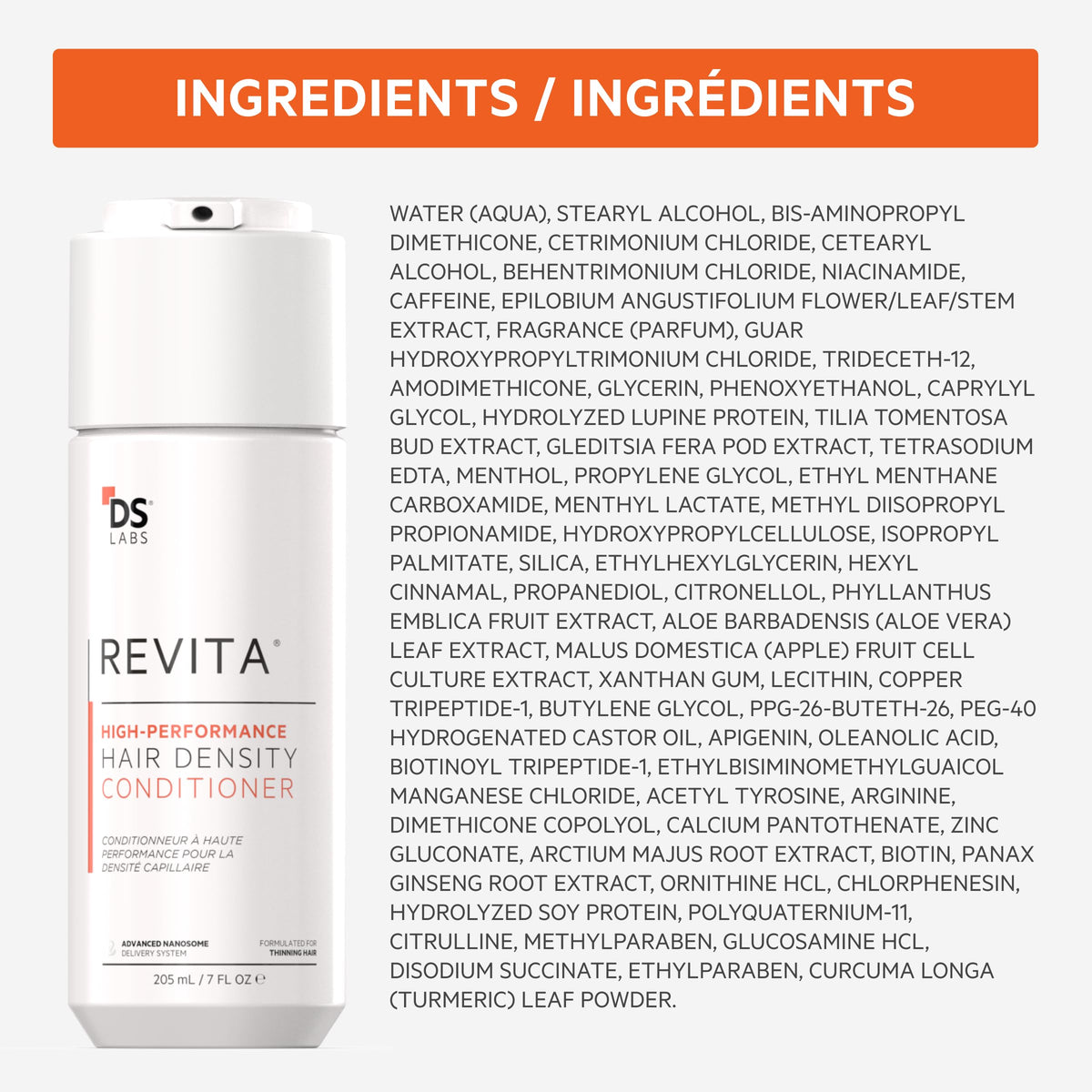 DS Laboratories conditioner staged in bathroom setting showing daily-use lifestyle