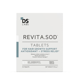 DS Laboratories bottle front view showing Revita.SOD packaging and clear labeling benefit