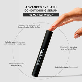 DS Laboratories Spectral.LASH precision applicator ready to apply a thin, mess-free line along lash base