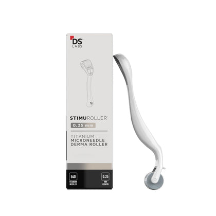 DS Laboratories StimuROLLER front view showing ergonomic handle and roller for easy use