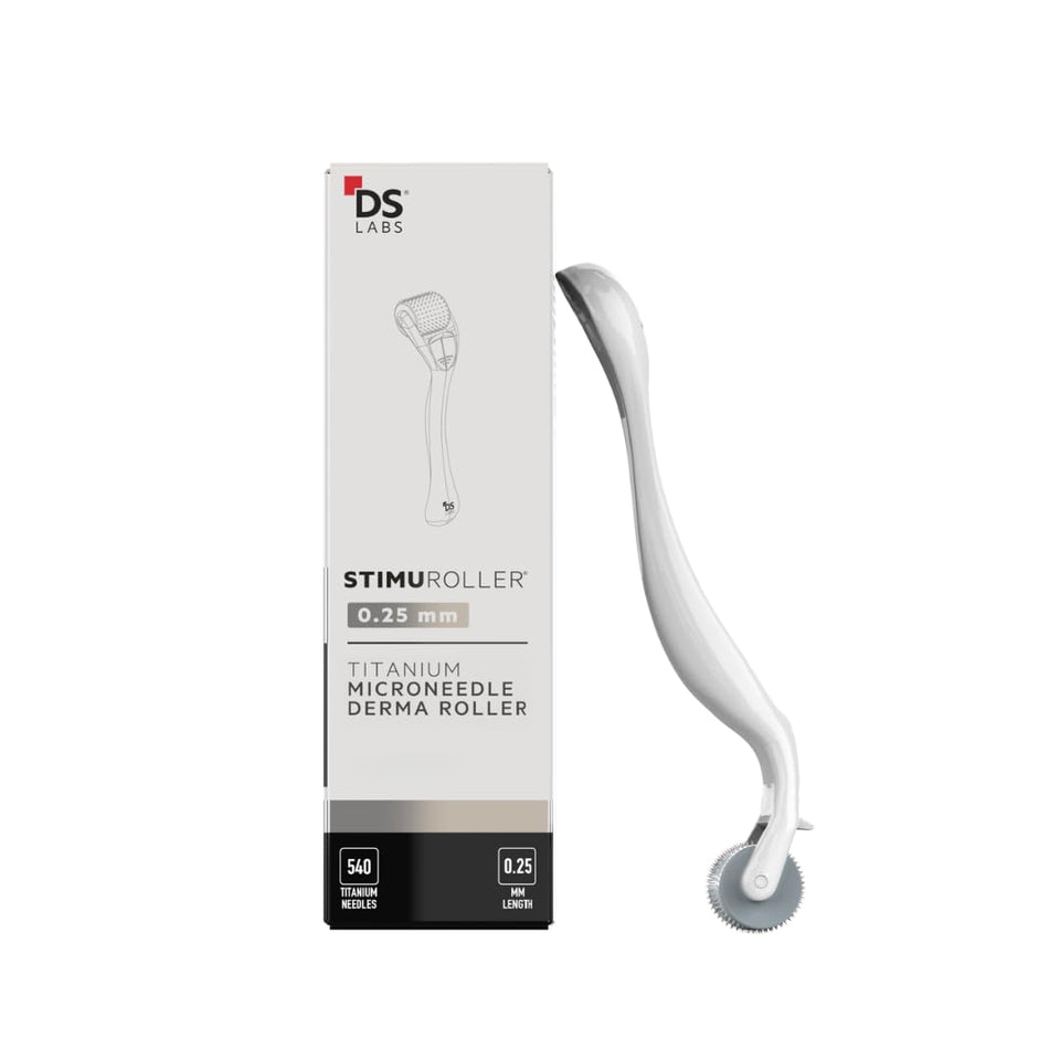 DS Laboratories StimuROLLER front view showing ergonomic handle and roller for easy use