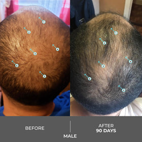 DS Laboratories applying shampoo to scalp for refreshed, lifted roots