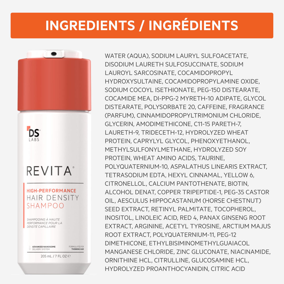 DS Laboratories lifestyle shelf showing shampoo integrated into routine