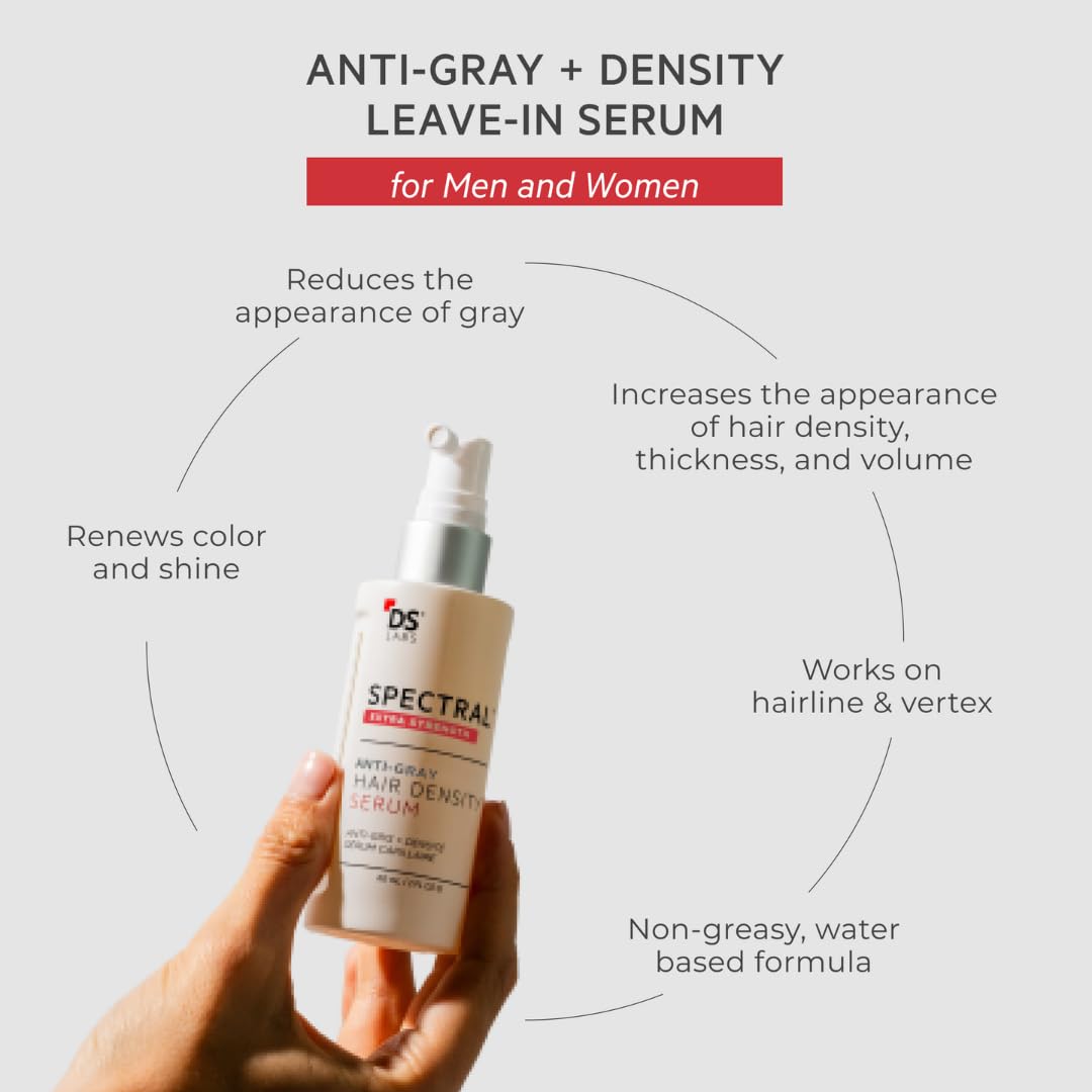 DS Laboratories applying serum in hand to illustrate easy localised dosing and control
