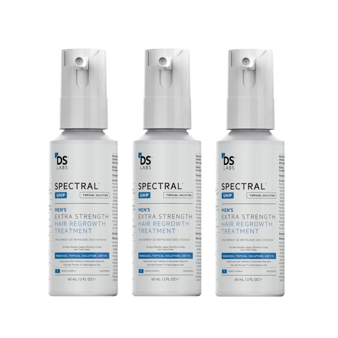 DS Laboratories front packaging of Spectral.UHP spray showing bottle and branding for targeted crown use