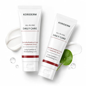DTMIEAXN Koriderm front jar showing packaging and clear product identity