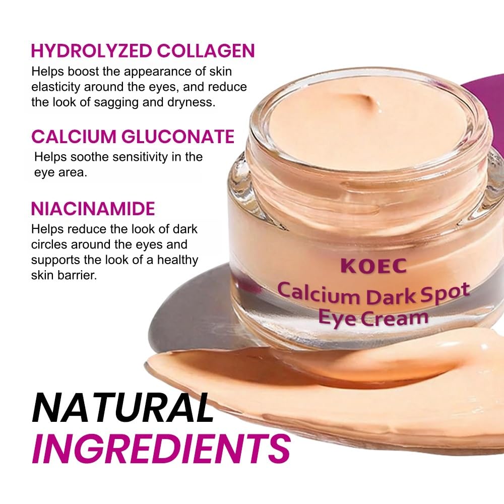 DTTLYKSYBHJ label detail highlighting key actives calcium collagen niacinamide