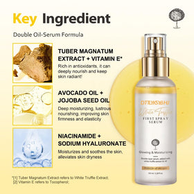 DTTLYKSYBHJ label close-up showing ingredients and gentle formulation benefits