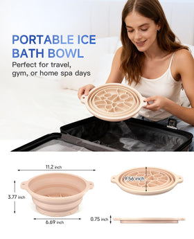 Dtuoen face bowl packaged ready for travel, compact and protective