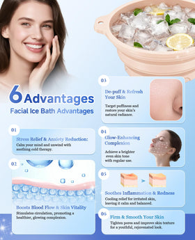 Dtuoen face bowl with herbal ice infusion for refreshing skin benefits