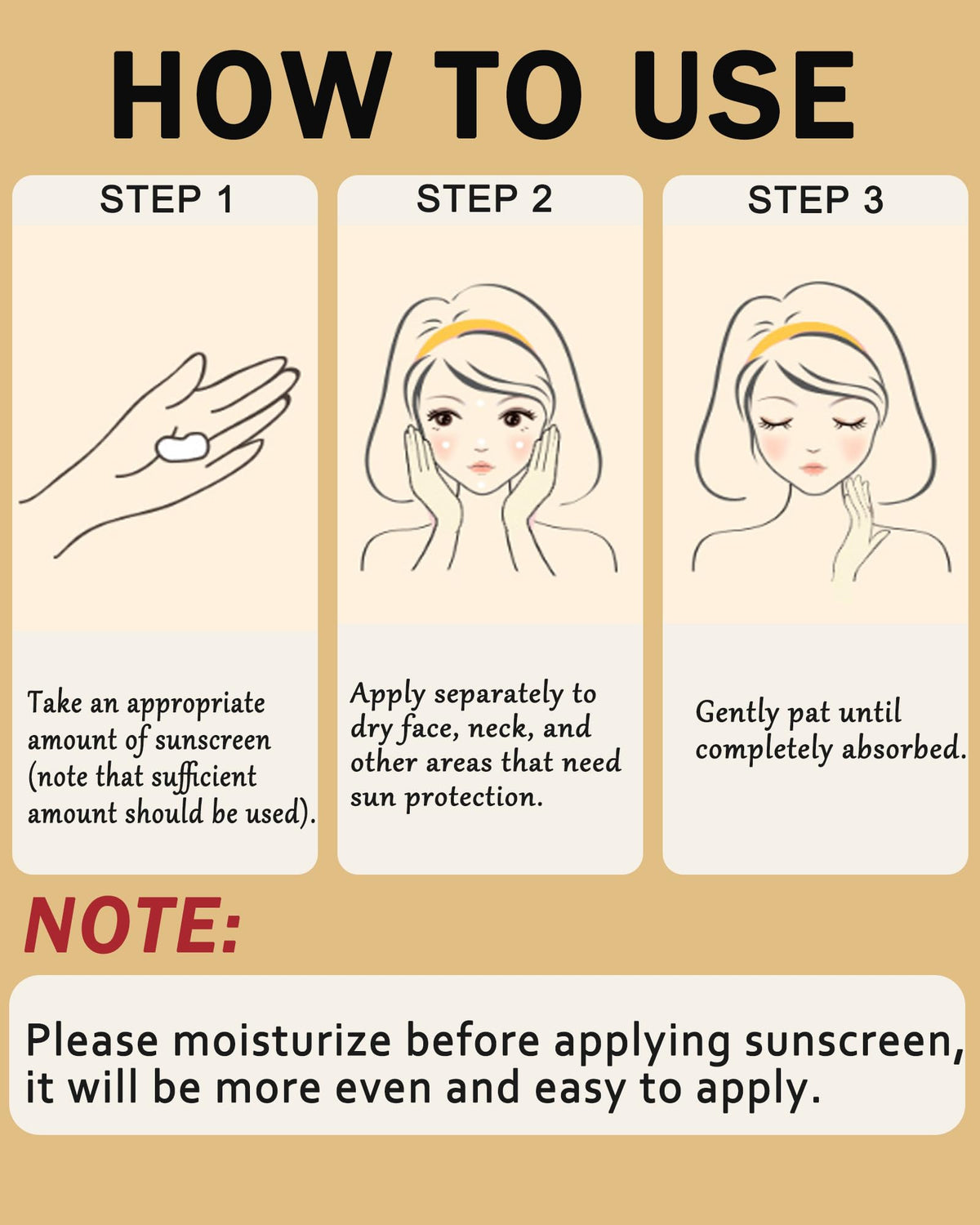 DuaTana applying sunscreen to face, quick coverage and lightweight feel