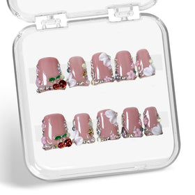 Duck front packaging showing 10pcs boxed set and size M benefit instant manicure