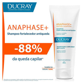 Ducray Anaphase+ creamy texture closeup highlighting lightweight detangling