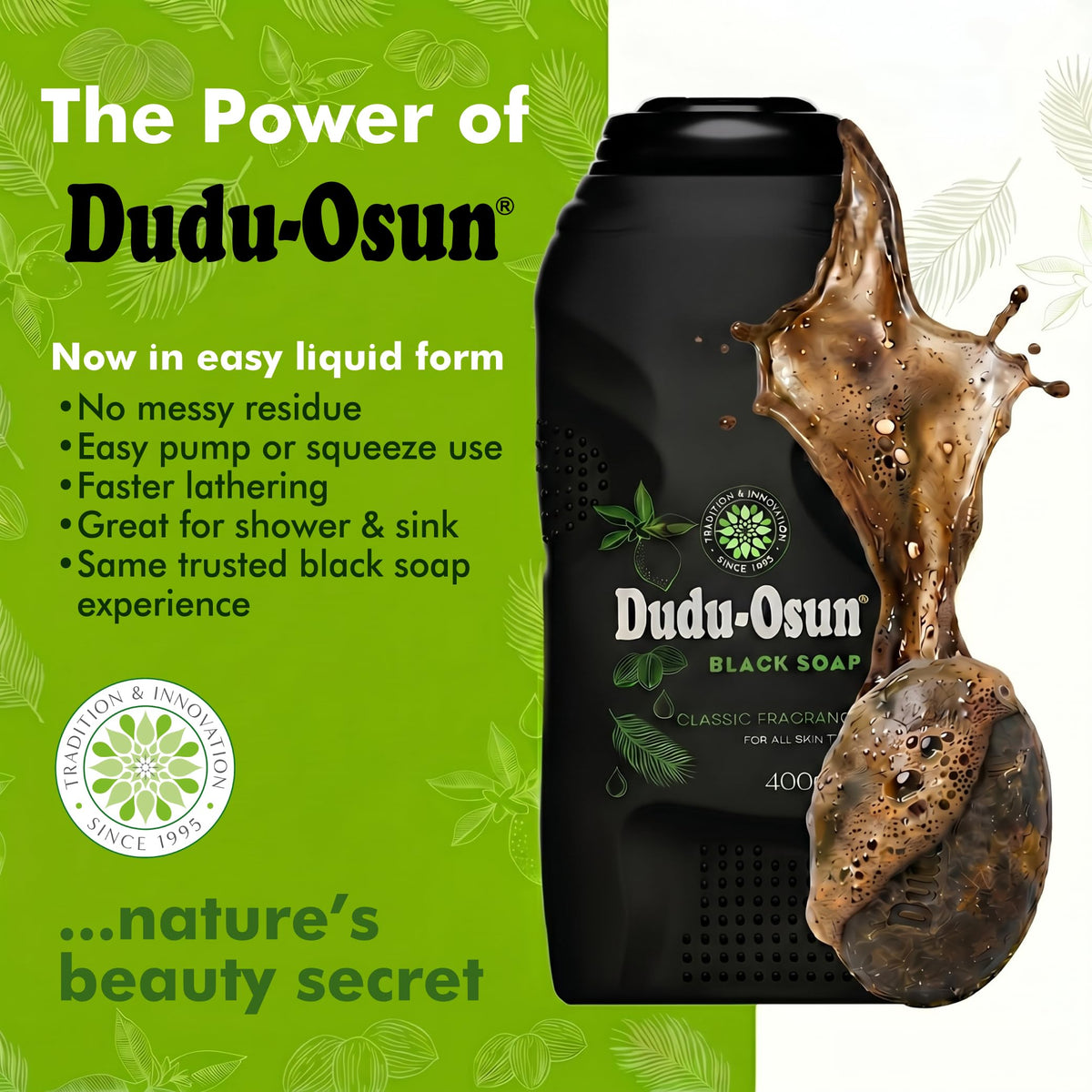Dudu-Osun close-up of shea butter hint showing creamy nourishment