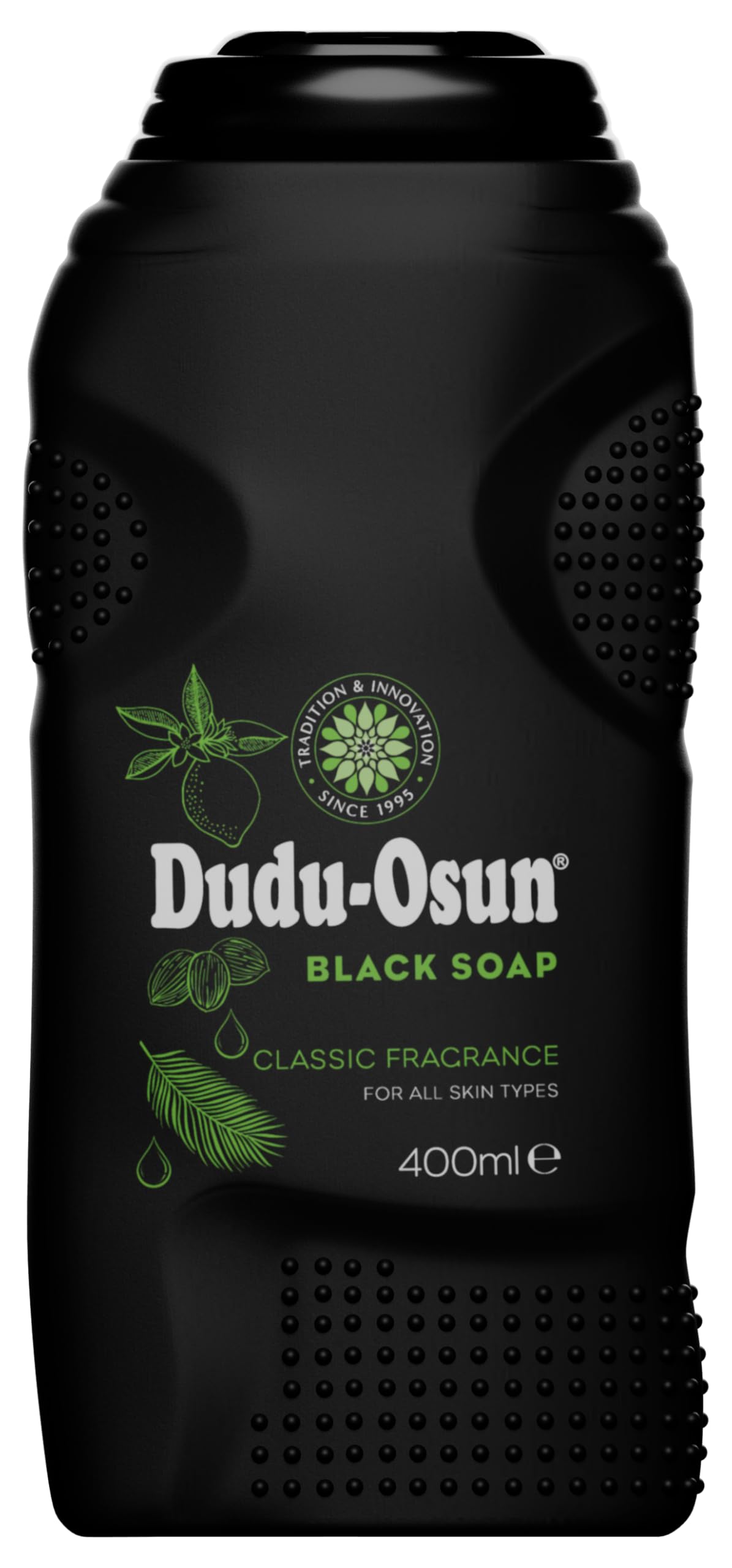 Dudu-Osun front bottle showing product branding and size benefit