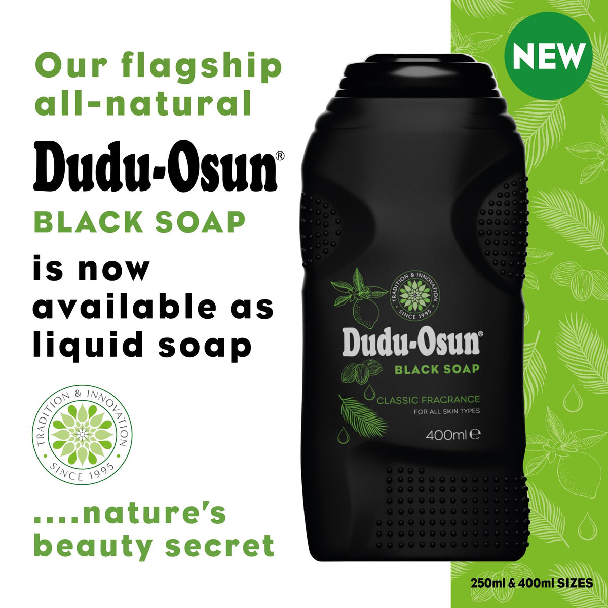 Dudu-Osun pump dispensing liquid soap showing smooth texture and easy use