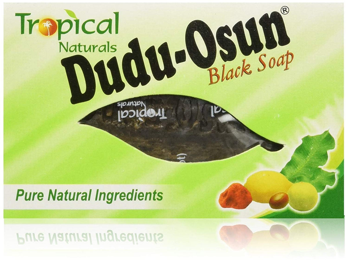 Dudu-Osun soap close-up texture highlighting natural ingredients benefit
