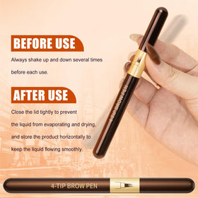 DUDUDU pen inside a compact makeup bag for convenient portability
