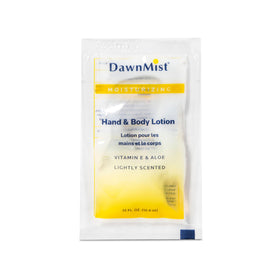 Dukal DawnMist single packet close-up highlighting convenient single-use hygiene