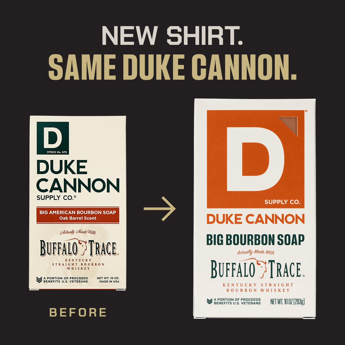 Duke Cannon soap close texture highlighting exfoliating surface advantage