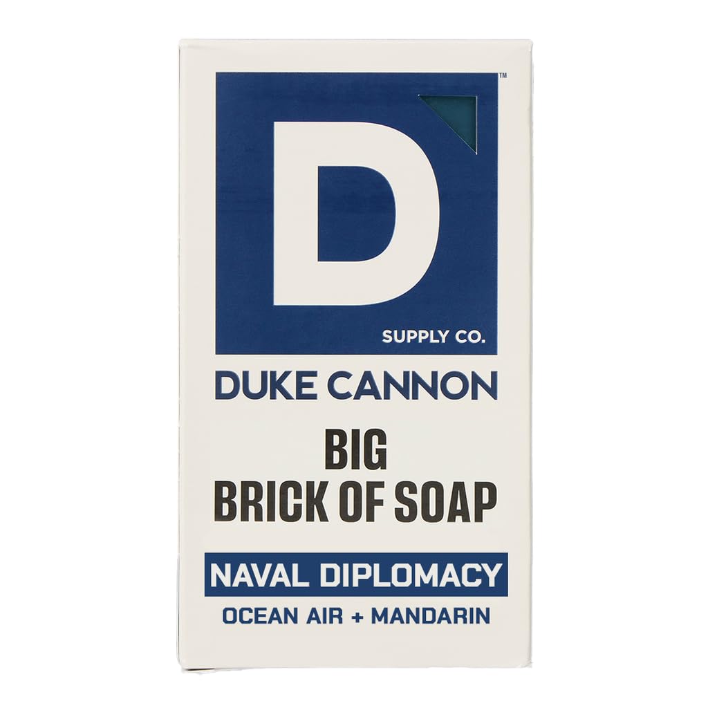 Duke Cannon front packaging showing bold branding and scent