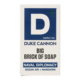 Duke Cannon front packaging showing bold branding and scent