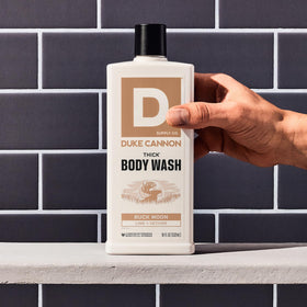 Duke Cannon rich lather on washcloth delivering deep clean