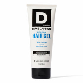 Duke Cannon front packaging showing tube and label for quick identification and trust
