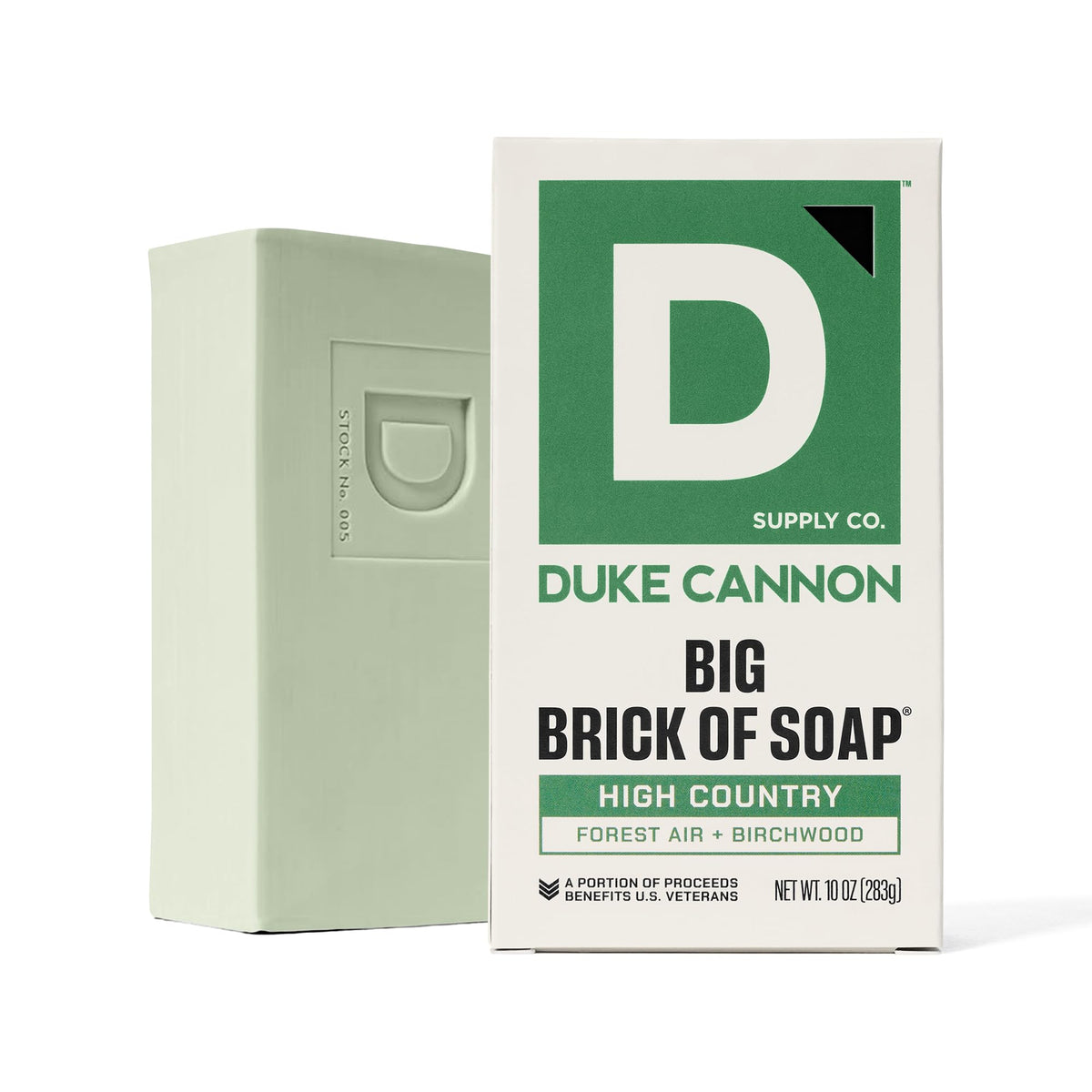 Duke Cannon soap on draining dish ensuring dryness and longer life