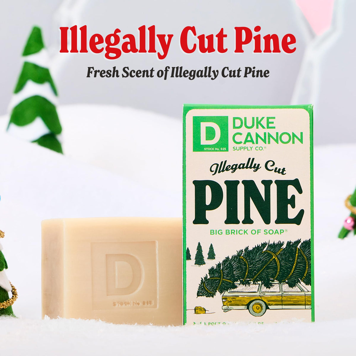 Duke Cannon close-up of soap texture revealing dense lather and durable surface